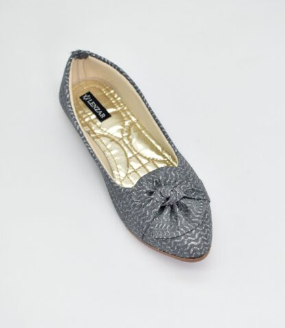 Adore - Grey Casual Ballet Flats W08G - Image 4