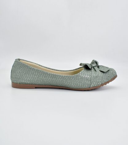 Adore - Light Green Casual Ballet Flats W08Q - Image 4