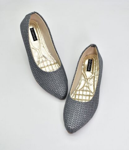 Adore – Grey Casual Ballet Flats W05G - Image 3