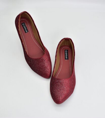 Adore – Red Casual Ballet Flats W06R - Image 3