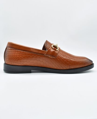 Godric - Tan Croco Hazel Slip On 244C - Image 6