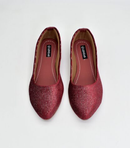 Adore – Red Casual Ballet Flats W06R - Image 2