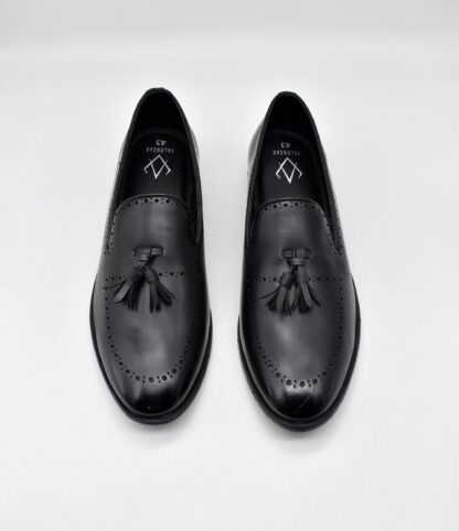 Godric - Black Tassel Slip On 245A - Image 2