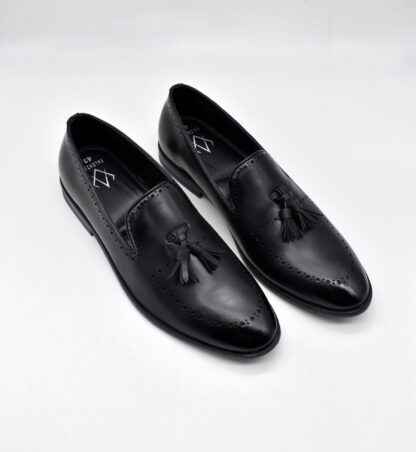 Godric - Black Tassel Slip On 245A - Image 3