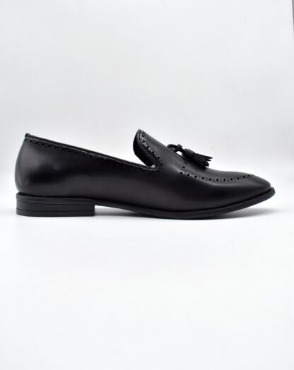Godric - Black Tassel Slip On 245A - Image 5