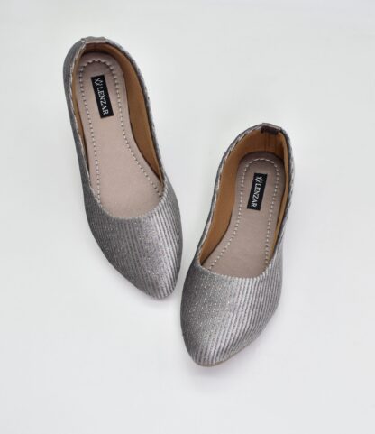 Adore – Light Grey Casual Ballet Flats W06G - Image 3