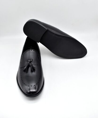 Godric - Black Tassel Slip On 245A - Image 6