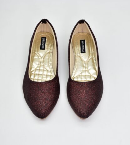 Adore – Maroon Casual Ballet Flats W07R - Image 2