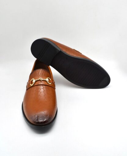 Godric - Tan Croco Hazel Slip On 244C - Image 5