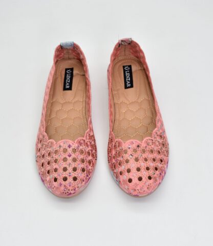 Adore - Pink Ethnic Ballet Flats W03P - Image 2