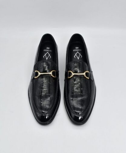 Nòz·ze - Black Patent Croco Hazel Slip On 280A - Image 2