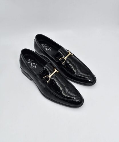 Nòz·ze - Black Patent Croco Hazel Slip On 280A - Image 3
