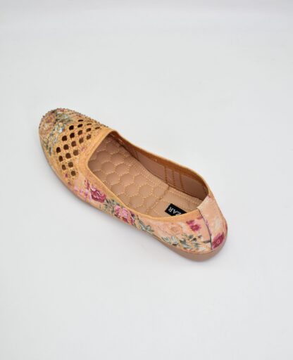 Adore - Golden Ethnic Ballet Flats W04C - Image 6