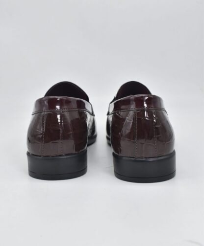 Nòz·ze – Wine Patent Croco Hazel Slip On 280R - Image 7