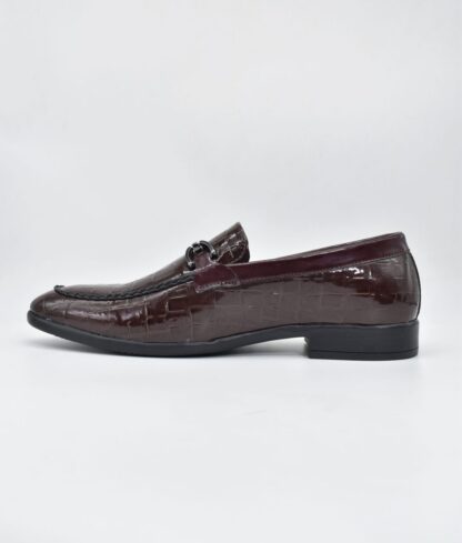 Nòz·ze – Wine Patent Croco Hazel Slip On 280R - Image 5