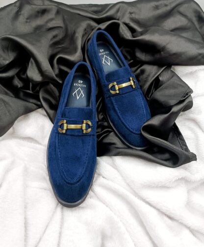 Vecna - Blue Hazel Suede Slip On 256D - Image 12