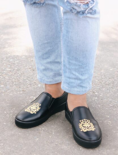Vecna - Rare Embroidery Slip On Sneaker 263A