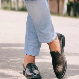 Vecna - Brown Designed Belgian Slip-On 260B