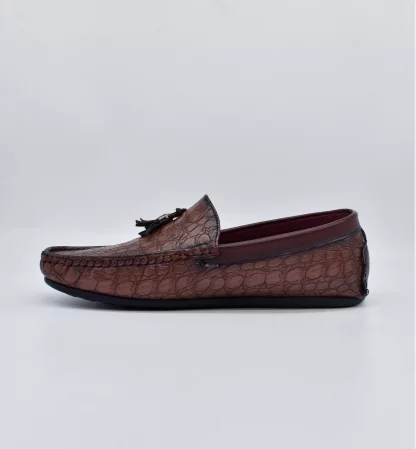 Mocassini - Cherry Wrinkle Free Tassel Driving Slip on 284R - Image 7
