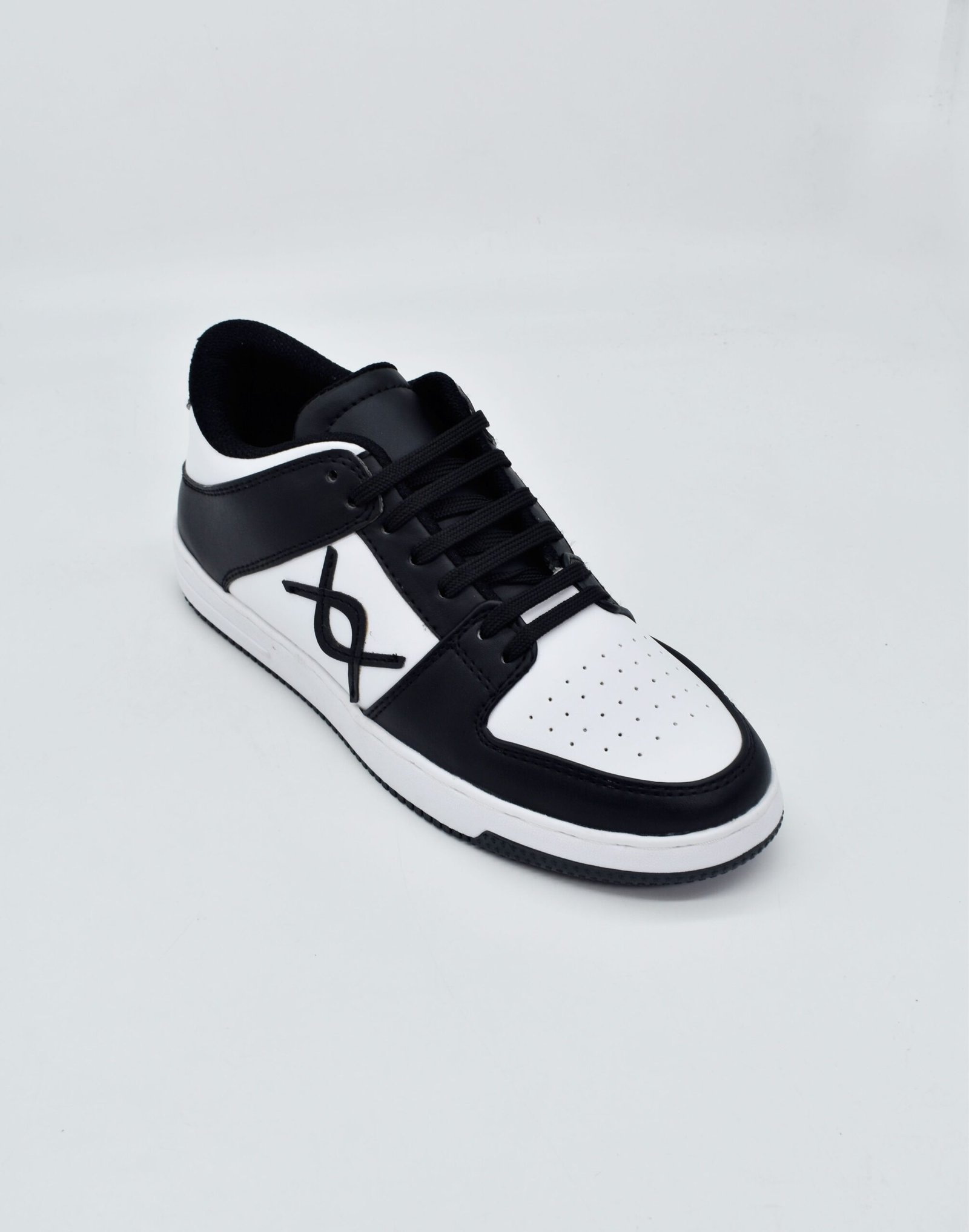 Hyper Black & White Low Edge Sneakers S01A - Image 6
