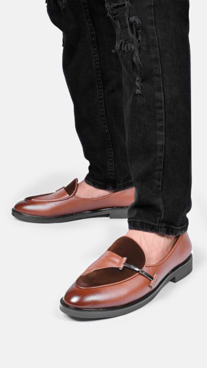 Tan Side Buckle Slip On 291C - Image 4