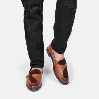 Tan Side Buckle Slip On 291C - Image 2