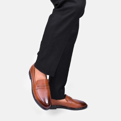 Tan Penny Slip On 292C - Image 3