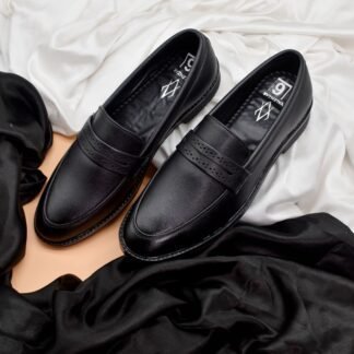 Black Penny Slip On 292A