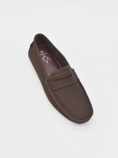 Mocassini - Brown Penny Flyknit Wrinkle Free Driving Slip On 289B - Image 5
