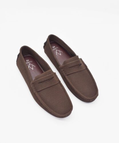 Mocassini - Brown Penny Flyknit Wrinkle Free Driving Slip On 289B - Image 3
