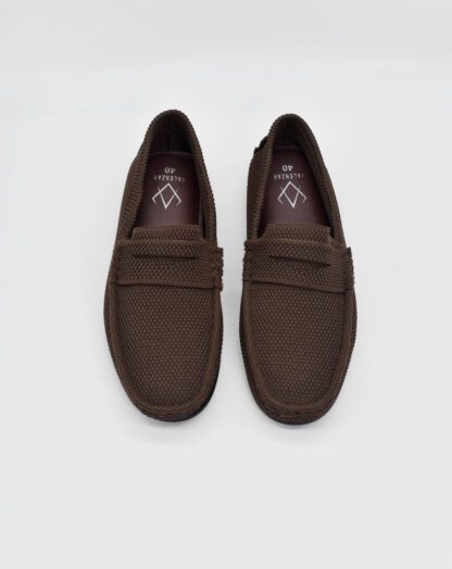 Mocassini - Brown Penny Flyknit Wrinkle Free Driving Slip On 289B - Image 2