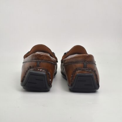 Aurora – Tan Semi Wrinkle Free Driving Fish Croco Slip On 316C - Image 11