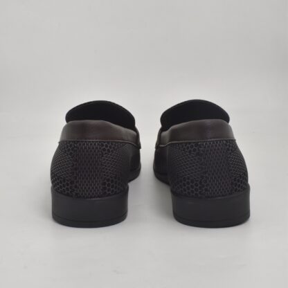 Aurora - Brown Wrinkle Free Vegan Snake Foil Slip On 318B - Image 12