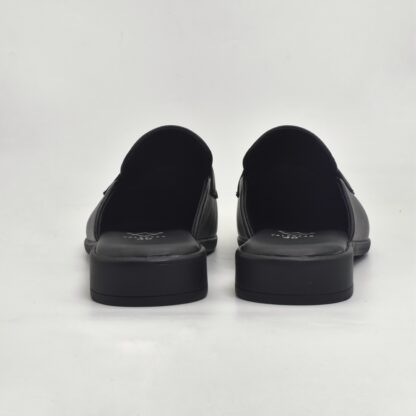Aurora – Black Semi Wrinkle Free Horse Bit Mules 314A - Image 12