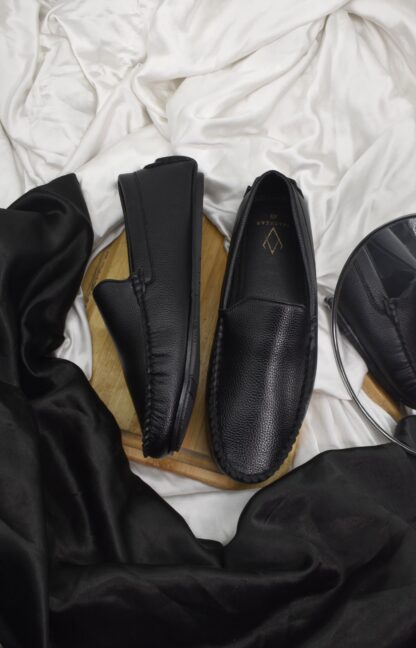 Aurora - Black Driving Slip On 312A