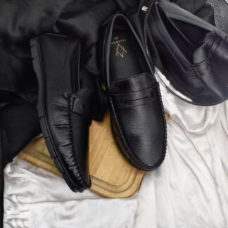 Aurora - Black Penny Driving Slip On 309A