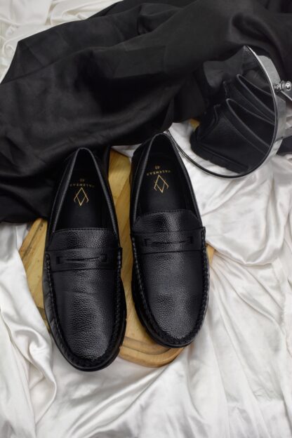Aurora - Black Penny Driving Slip On 309A - Image 12
