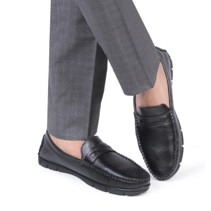 Aurora - Black Penny Driving Slip On 309A - Image 4