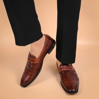 Luxé - Cherry Italian Piscine Wrinkle Free Penny Slip On 325R