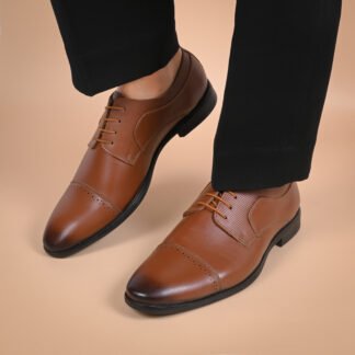 Nòz·ze – Tan Oxford Lace Ups 319C