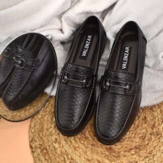 VeloMoccs - Black Square Toe Piscine Slip On V0011A