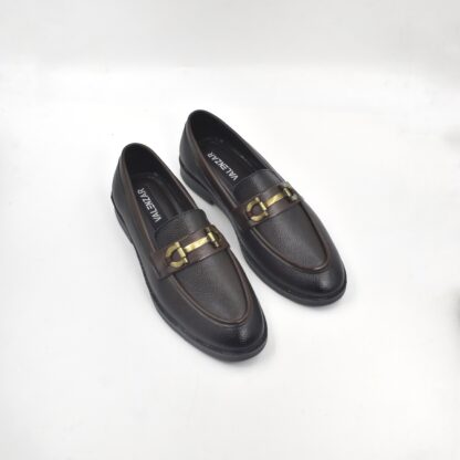 RareLux - Brown Wrinkle Free HorseBit Loafer V0018B - Image 4