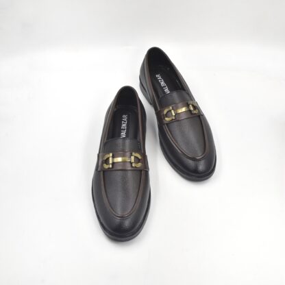 RareLux - Brown Wrinkle Free HorseBit Loafer V0018B - Image 8