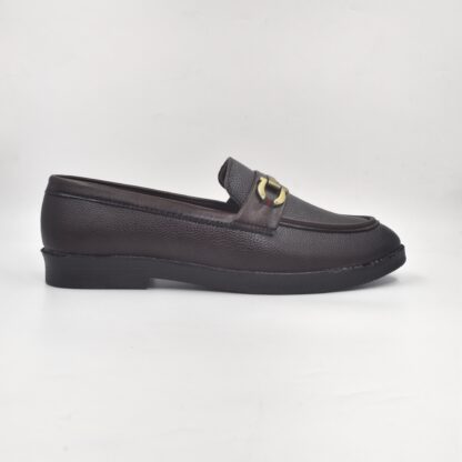 RareLux - Brown Wrinkle Free HorseBit Loafer V0018B - Image 7