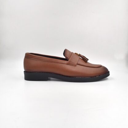 RareLux - Tan Wrinkle Free Tassel Loafer V0016C - Image 8