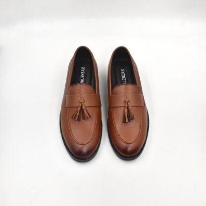 RareLux - Tan Wrinkle Free Tassel Loafer V0016C - Image 3