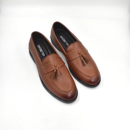 RareLux - Tan Wrinkle Free Tassel Loafer V0016C - Image 4