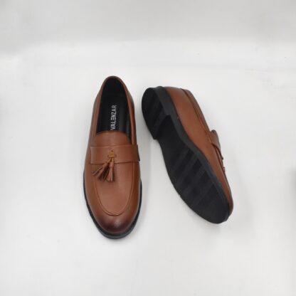 RareLux - Tan Wrinkle Free Tassel Loafer V0016C - Image 6