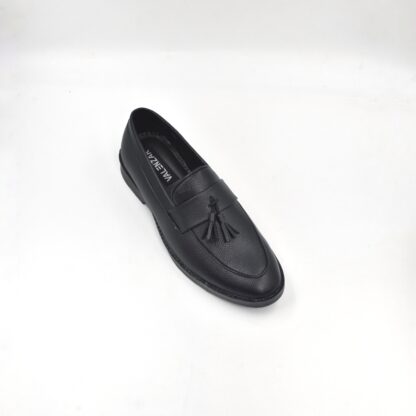 RareLux - Black Wrinkle Free Tassel Loafer V0016A - Image 5