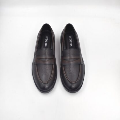 RareLux - Brown Wrinkle Free Penny Loafer V0017B - Image 3